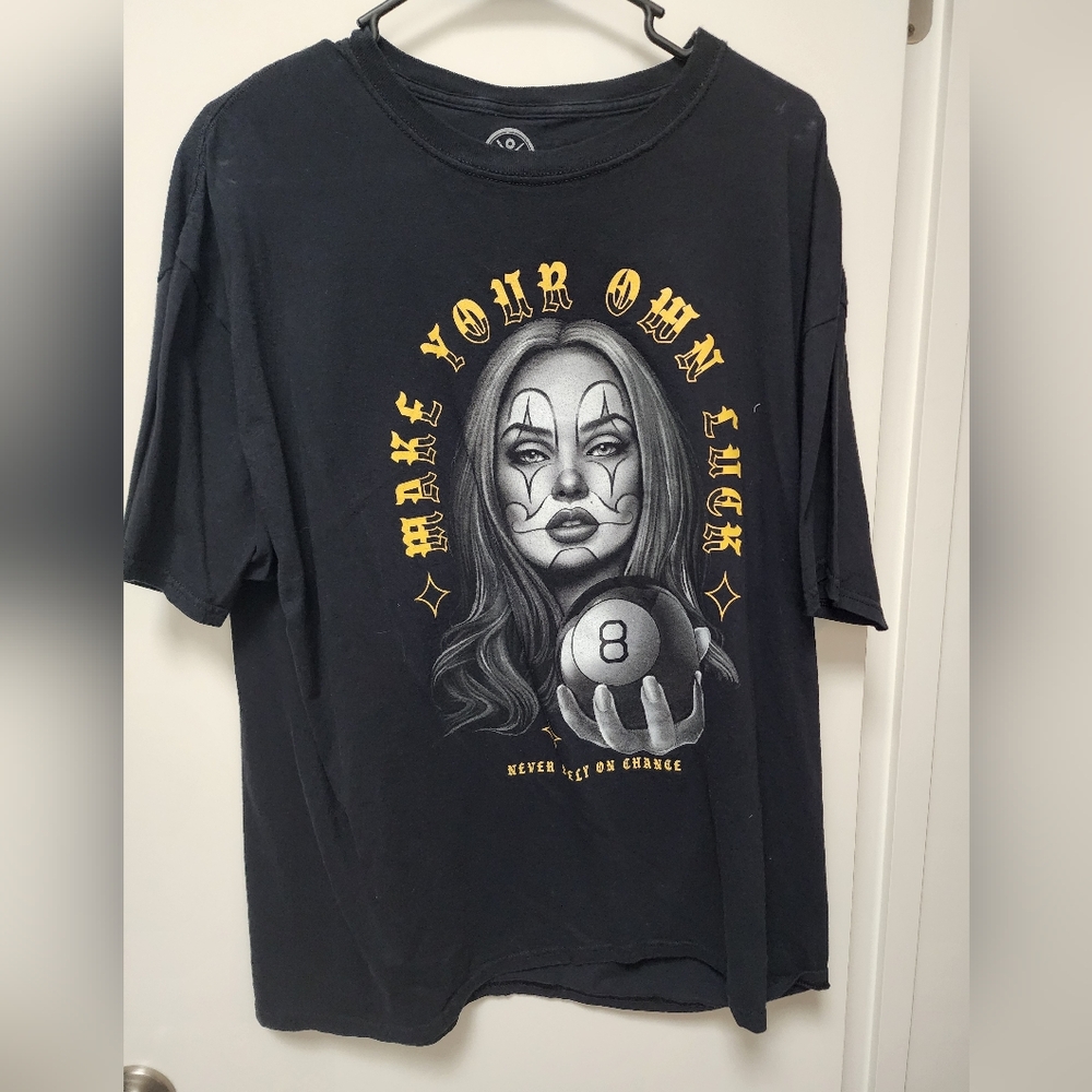 Make Your Own Luck Tee Size XL